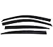 Auto Ventshade [AVS] Low Profile Rain Guards for 2012 - 2014 Toyota Camry | Window Vent Visors, 4 pcs. - Smoke w/Chrome Trim | 794041