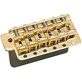 Gotoh GE101TS Vintage Style Tremolo Guitar Bridge, Gold