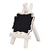 Megrocle 5 Pack Mini Framed Chalkboard Place Cards with Easel and 5 Pack Mini Rectangle Chalkboards Black Board with Stand for Weddings and Parties, Message Board Signs or Other Special Occasions