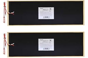 Facon 7-1/4" x 25" 12V RV Tank Heater Pad with Automatic Thermostat, 2Packs, QAI Certified, Prevents Freezing for Fresh, Grey, Black Water Tanks, Up to 50 Gallons