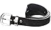 Atitlan Leather Suede Leather Money Belt Black 36