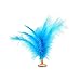TangTanger 20 pcs Chicken Feathers Shuttlecock Sports Training Dedicated Goose Spline Multicolor Flower Shuttlecock Chinese Jianzi Sport