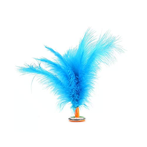 TangTanger 20 pcs Chicken Feathers Shuttlecock Sports Training Dedicated Goose Spline Multicolor Flower Shuttlecock Chinese Jianzi Sport - Thumbnail 2