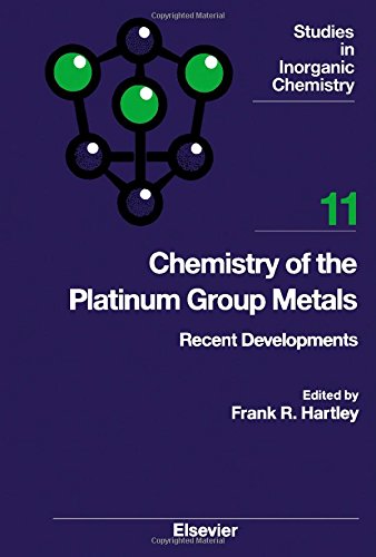 Chemistry of the Platinum Group Metals, Volume 11: Recent Developments (Studies in Inorganic Chemistry)
