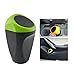 KDL Car Auto Garbage Trash Can Automotive Waste Storage (Green)