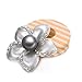 Yoursfs Grey Pearl Broaches For Women Floral Brooch Pin Painting Mabe Pearl Lacing Crystal Rhinestones Corsage Brooch