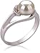 Clare White 6-7mm AAA Quality Freshwater 925 Sterling Silver Cultured Pearl Ring For Women - Size-7
