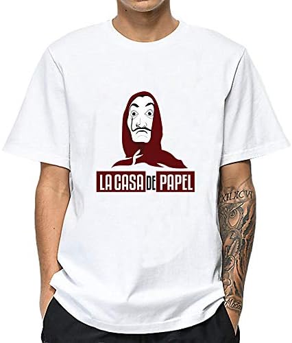 Funny Design La Casa De Papel T Shirt Money Heist Tees TV Series Casual Tshirts