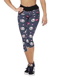 Mallas de yoga para dama con estampado de capri