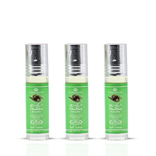 Al-Rehab Choco Musk Pistachio Perfume Oil Roll-On - 6ml (0.2 oz) | Nutty Gourma…