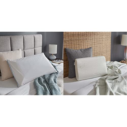 TempurPedic TEMPURCloud Breeze Dual Cooling Pillow, Queen, White