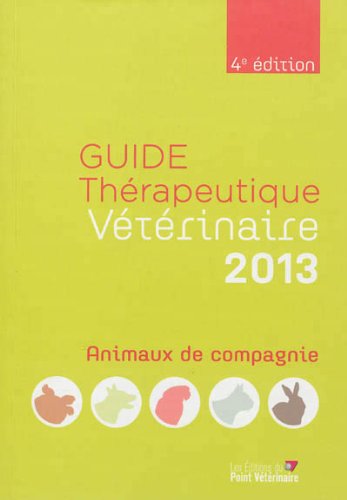 Guide thérapeutique vétérinaire