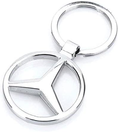 Homeproducts4U Mercedes Benz Logo Metal Keychain