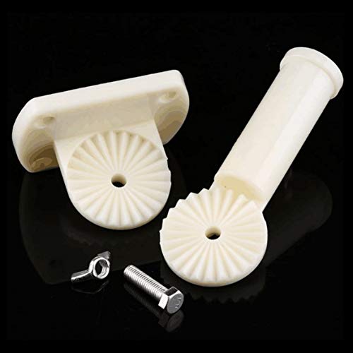 Flagpole Wall Mount Adjustable Plastic Holder Bracket Flag Pole Windsock Base with Screws for Flags Base