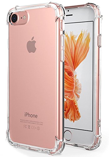 iPhone-8-Case-OWIKAR-Apple-iPhone-8-Crystal-Clear-Shock-Absorption-Technology-Bumper-Soft-TPU-Cover-Case-for-iPhone-7iPhone-8