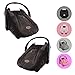 Cozy Cover - Infant Car Seat Cover (Black Quilt)