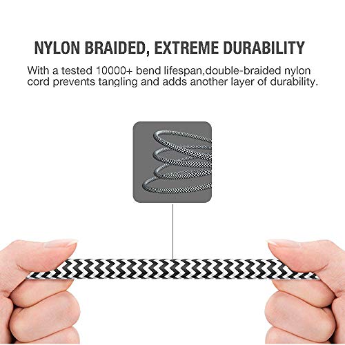 2 Extension+Braided+Zerist+Tangle+Free+Headphones