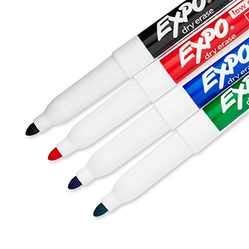 Expo Dry Erase Markers, Fine Point, 4-Pack Assorted - Image 2