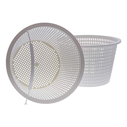 U.S. Pool Supply Swimming Pool Plastic Skimmer Replacement Basket (Set of 2) - Skim Remove Leaves, Bugs and Debris - 8