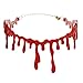 Dripping Blood Halloween Party Choker Necklace Vampire Costume Accessory