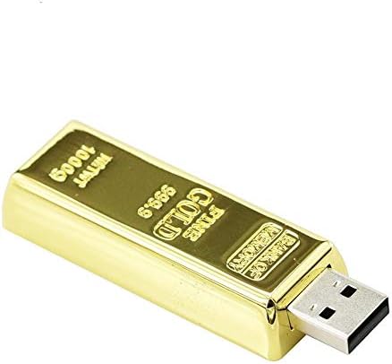 128GB Gold Bar Model USB 2.0 Flash Memory Drive Stick U Disk USB Flash Drive PenDrive USB Drive USB Flash Disk Memory Stick Thumb Drive