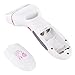 Litchi Callus Remover for Feet, Pedicure Tool with Extra Roller Heads, Remove Dead Coarse Skin Fast (Rhodamine Red)