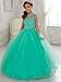Aiduo Big Girls Pageant Dress Bodice Beaded Long Flower Girl Dress (10, Mint)