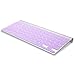 Kuzy Keyboard Cover Compatible with Pro 13 15 17 inch and Air 13.3 inch Silicone Skin Protector, Light Purple