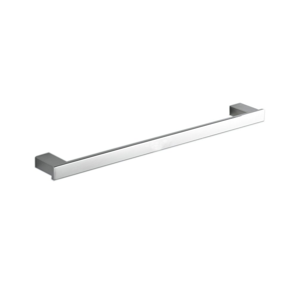 Beelee 40cm Bathroom Rail Single Towel Bar SUS 304 Stainless Steel, Wall Mount, Chrome, BA8003SC40