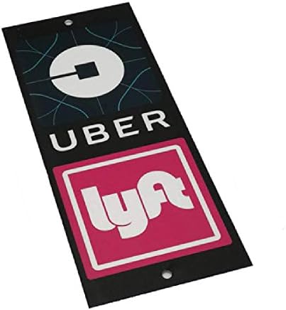 WEICHUANG Rideshare Sign - Window Decal with Super Strong Suction Cups - Signs for Rideshare Drivers (Not a Sticker!)
