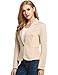 ANGVNS Women Casual Long Sleeve Turn Down Collar Slim Waist Blazers Jackets for Work