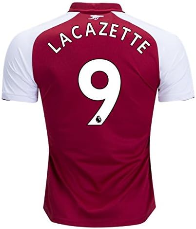 LACAZETTE 9 ARSENAL HOME 17-18 SOCCER MENS JERSEY COLOR RED SIZE XL