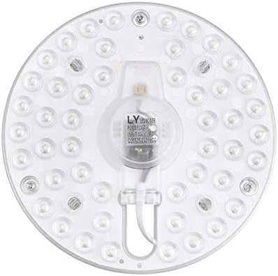 LED Ceiling Light Fitting, LED Module for Round Ceiling Light - Cold White 6000K, 85LM/W, AC 220-240V for Living Room, Bedroom, Bathroom, Kitchen (24) [Energy Class A++]