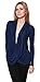 Free to Live 3 Pack Long Sleeve Nursing Tops Breastfeeding Shirts Cardigan Sweaters for Women (XL, Black, Charcoal, Navy)