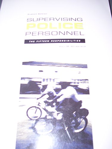 By Paul M. Whisenand - Supervising Police Perso... 0558926797 Book Cover
