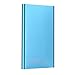 Kshion Ultrathin 12000mAh Portable USB External Battery Charger Power Bank For Cell Phone (Blue)