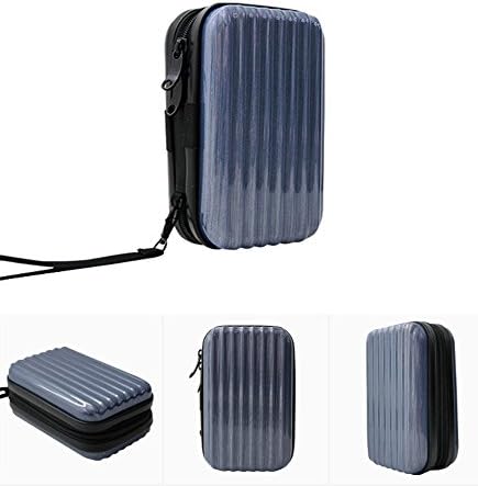 Travel Pouch Organizer Electronics Accessory Case Cosmetics Makeup bag (Blue Gray)