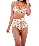 Women's Colorful Summer Swimsuit Crossover Swimwear Bathing Suit