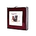 CHUN YI 2 Piece Stretch Jacquard Wing Chair Cover, Wing Back Wingback Armchair Chair Slipcovers with Arms Spandex Fabric Sofa Covers Furniture Protector(Wine-1)