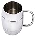 Stainless Steel Beer Mug , Coffee Cup , Tuyounger Double Walled Air Insulated Beer & Beverage Mug,18 oz (1Pack)