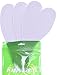 Happystep Cotton Terry Cloth Insoles, Barefoot Shoe Inserts, Sweat Absorption, Odor Control, Moisture-Wicking, Washable and Reusable, Zero Drop Shoe Insoles, 2 Pairs of White (Women Size 8)
