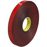 3M VHB Heavy Duty Mounting Tape 4646, 0.125" width x 5yd length (1 Roll)