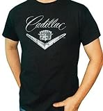 Retro-a-go-go GmTM Vintage Cadillac Men's Shirt Classic Car Retro Cady Symbol