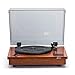 HOFEINZ Vintage Style Natural Wood Belt Driven Record Player with 3 Speed Built in Stereo Speakers, Bluetooth and Vinyl-to-MP3 Recording…thumb 1