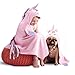 Unicorn Hooded Beach Towel - Toddler/Kids Bath Towels - Ultra Soft, Super Absorbent Large 47