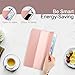 Dadanism iPad 9.7 2018 Case 6th Generation/iPad 9.7 2017 Case 5th Generation, [Flexible TPU Translucent Soft Back] Ultra Slim Lightweight Trifold Stand Smart Cover with Auto Sleep/Wake, Rose Gold...