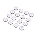 50pcs 8mm Half Round Flat Back Clear Glass Dome Cabochons for Photo Pendant Craft Jewelry Making