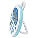 hito Waterproof Kitchen Cooking Bathroom Shower Loud Alarm Clock Timer, Heavy Duty 99H:59M:59S, Indoor Temperature, Date, Week also for Pool, Sauna (Blue)