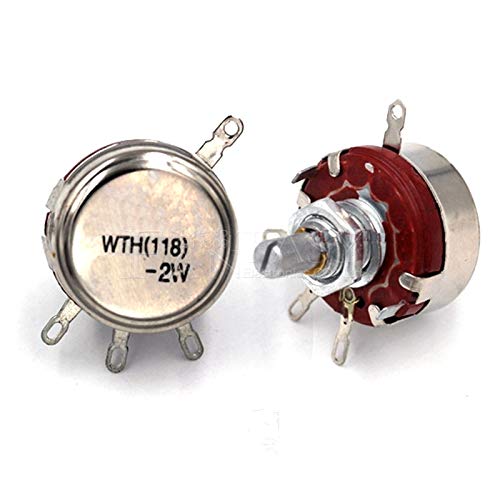 5PCS WTH118 2W 1A Potentiometer 22k ohm 2K2 WTH1182W Round Shaft