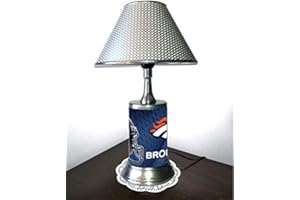 HBGP Table Lamp with Shade, Plate Rolled into lamp Body, DB, Denver (B)